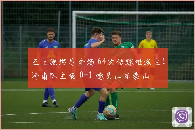 王上源燃尽全场 64次传球难救主！河南队主场 0-1 憾负山东泰山