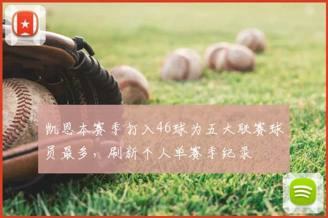 凯恩本赛季打入46球为五大联赛球员最多，刷新个人单赛季纪录